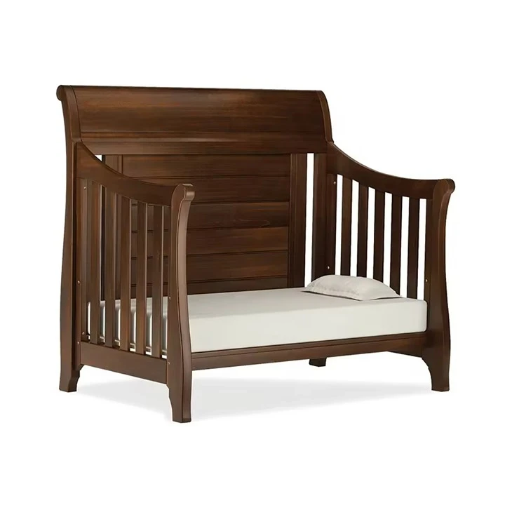 Crib Babanod Sleigh Pren